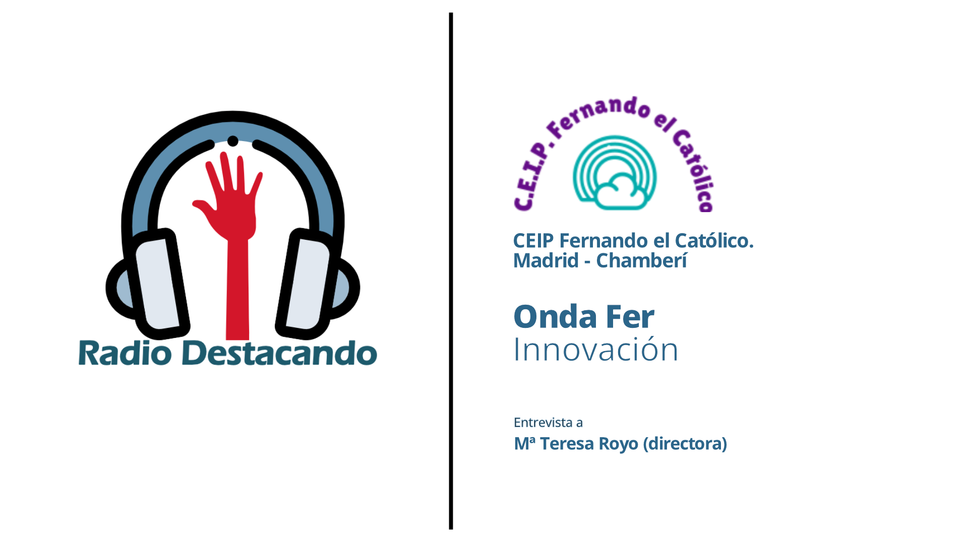 Entrevista a Mª Teresa Royo. CEIP Fernando el Católico Madrid- Chamberí