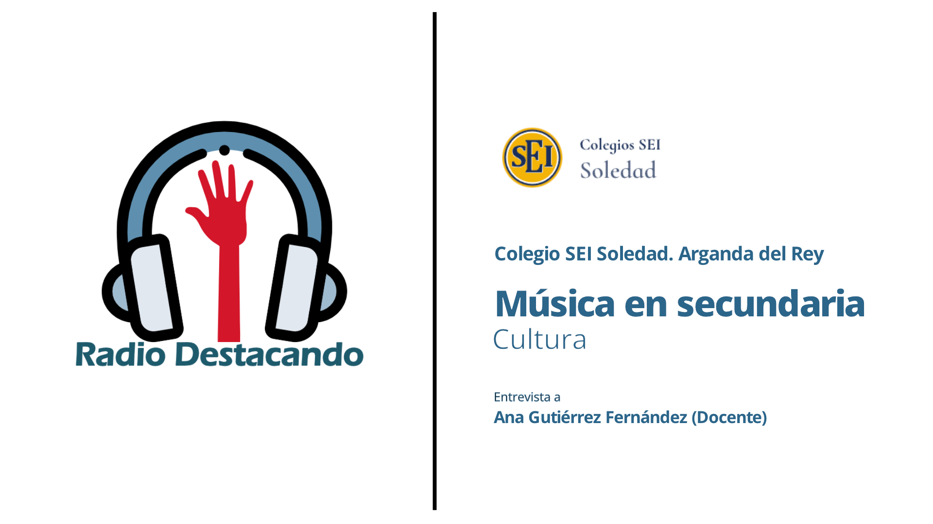 Entrevista a Ana Gutiérrez Fernández. Colegio SEI Soledad. Arganda del Rey