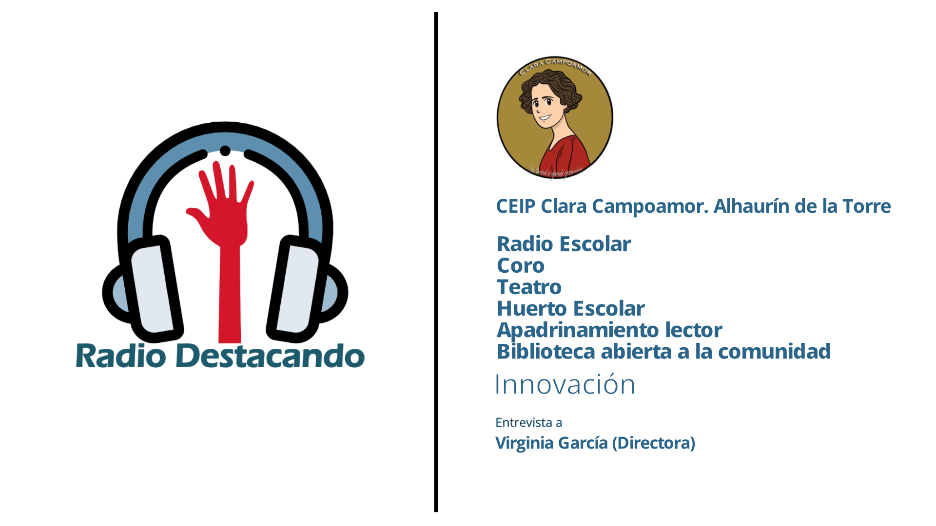 Entrevista a Virginia García. CEIP Clara Campoamor. Alhaurín de la Torre