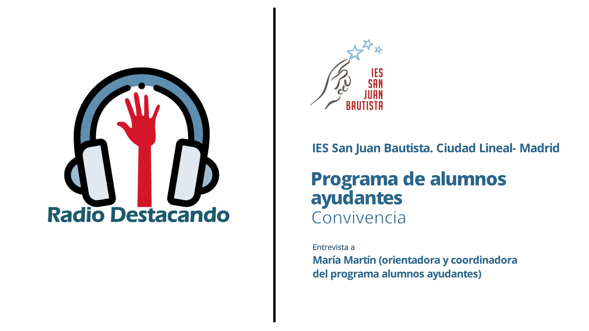 Entrevista a María Martín. IES San Juan Bautista. Ciudad Lineal – Madrid